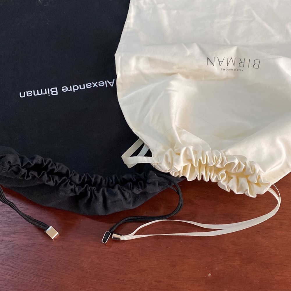 Alexander Birman 2 drawstring cotton dust bags for  shoes